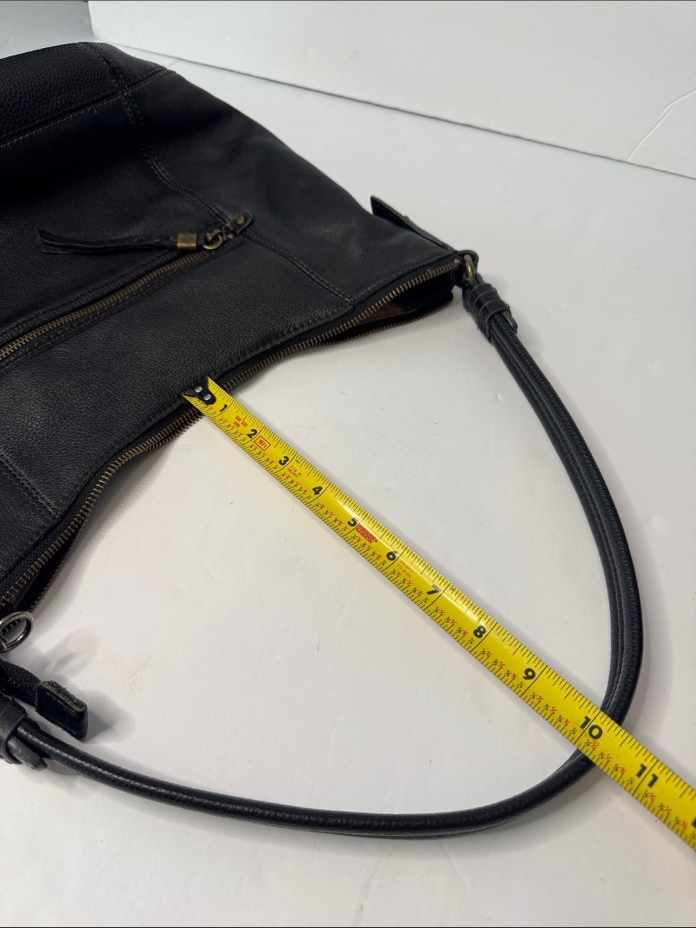 The Sak Sequoia Hobo Shoulder Bag, Black Pebbled Leather - Picture 16 of 16